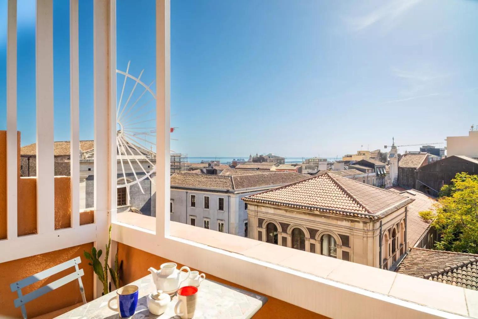 Appartamento La Terrazza Sul Cielo Aeroporto di Catania Fontana Rossa Esterno foto