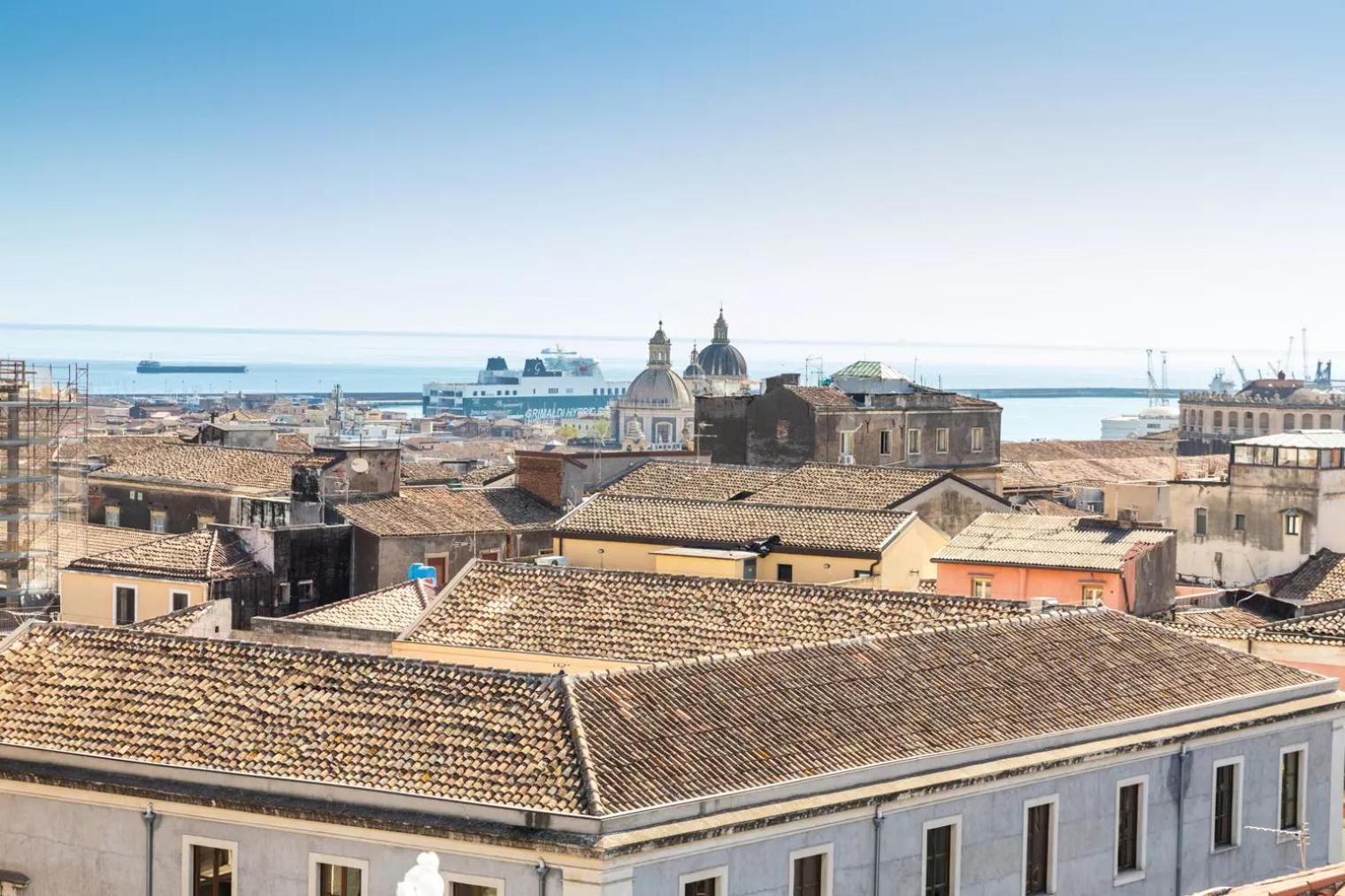 Appartamento La Terrazza Sul Cielo Aeroporto di Catania Fontana Rossa Esterno foto