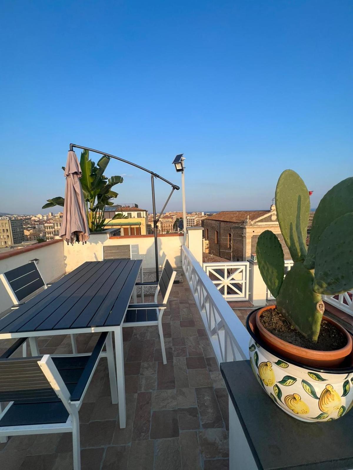 Appartamento La Terrazza Sul Cielo Aeroporto di Catania Fontana Rossa Esterno foto